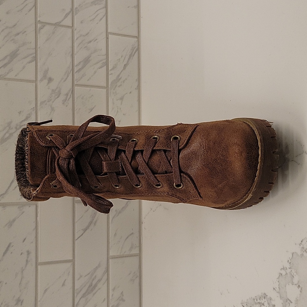 Softmoc Topanga Ankle Boots Brown Size EU 38 US 7 - Picture 3 of 11
